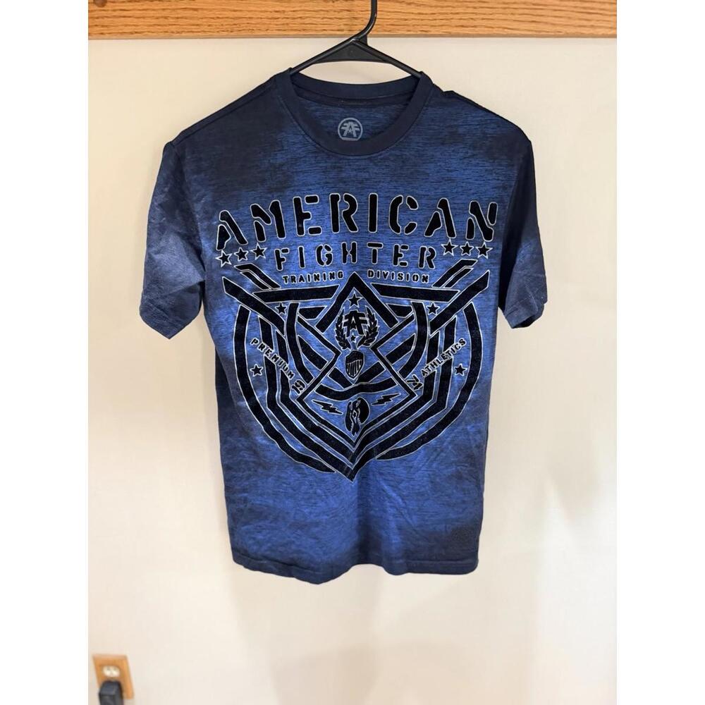American Fighter Shirt Small Short Sleeve MMA Fight Active